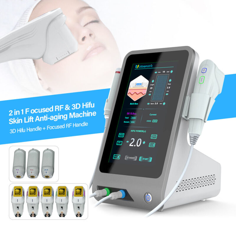ultramatrix hifu machine with two hifu handles