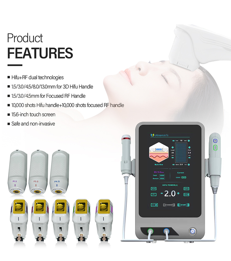 4D Hifu Ultrasound beauty device with hifu product features